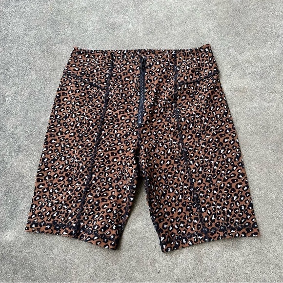 Free People Lucky Strike Animal Print Bike Shorts - Picture 3 of 5